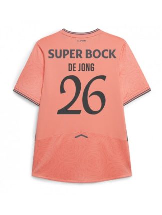 Moški Nogometna dresi poceni Porto Luuk de Jong #26 Gostujoči 2025-26 Kratek rokav Moški Nogometna dresi poceni Porto Luuk de Jong #26 Gostujoči 2025-26 Kratek rokav