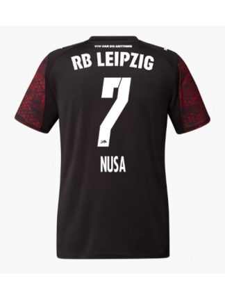 Moški Nogometna dresi poceni RB Leipzig Antonio Nusa #7 Tretji 2025-26 Kratek rokav