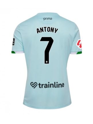Moški Nogometna dresi poceni Real Betis Antony #7 Gostujoči 2025-26 Kratek rokav