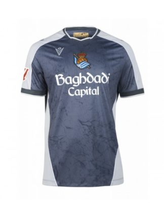 Moški Nogometna dresi poceni Real Sociedad Gostujoči 2025-26 Kratek rokav Moški Nogometna dresi poceni Real Sociedad Gostujoči 2025-26 Kratek rokav