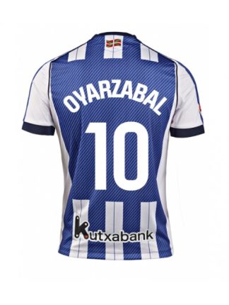 Moški Nogometna dresi poceni Real Sociedad Mikel Oyarzabal #10 Domači 2025-26 Kratek rokav Moški Nogometna dresi poceni Real Sociedad Mikel Oyarzabal #10 Domači 2025-26 Kratek rokav