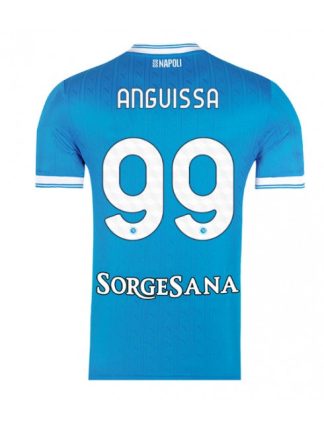 Moški Nogometna dresi poceni SSC Napoli Frank Anguissa #99 Domači 2025-26 Kratek rokav