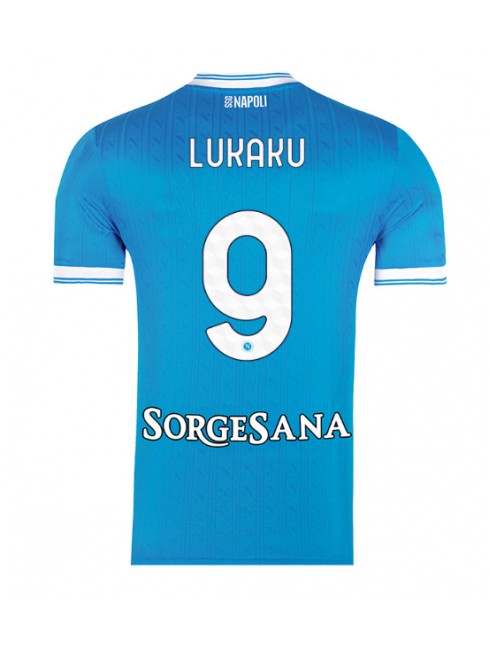 Moški Nogometna dresi poceni SSC Napoli Romelu Lukaku #9 Domači 2025-26 Kratek rokav
