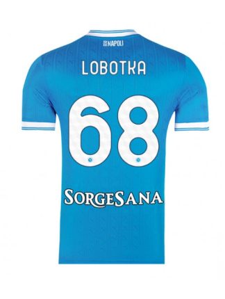 Moški Nogometna dresi poceni SSC Napoli Stanislav Lobotka #68 Domači 2025-26 Kratek rokav