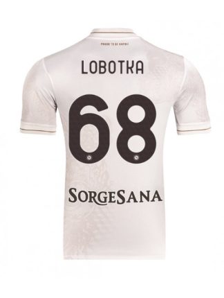Moški Nogometna dresi poceni SSC Napoli Stanislav Lobotka #68 Gostujoči 2025-26 Kratek rokav