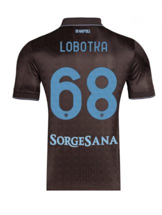 Moški Nogometna dresi poceni SSC Napoli Stanislav Lobotka #68 Tretji 2025-26 Kratek rokav