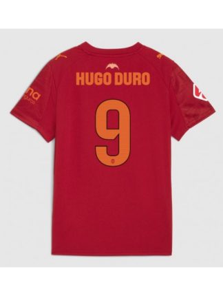 Moški Nogometna dresi poceni Valencia Hugo Duro #9 Gostujoči 2025-26 Kratek rokav