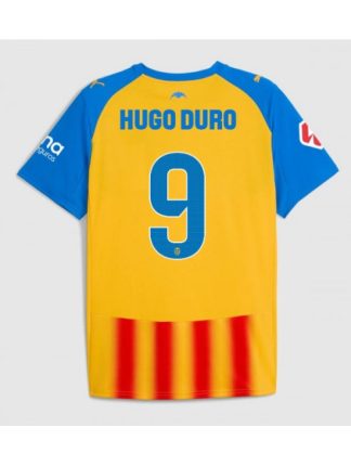 Moški Nogometna dresi poceni Valencia Hugo Duro #9 Tretji 2025-26 Kratek rokav