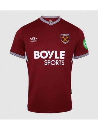 Moški Nogometna dresi poceni West Ham United Domači 2025-26 Kratek rokav