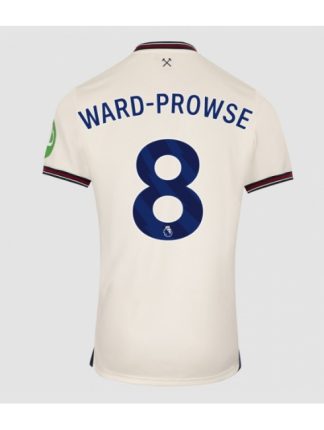 Moški Nogometna dresi poceni West Ham United James Ward-Prowse #8 Gostujoči 2025-26 Kratek rokav