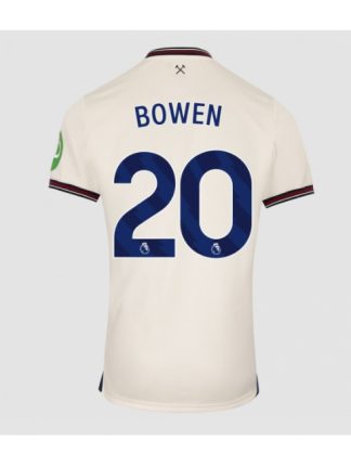 Moški Nogometna dresi poceni West Ham United Jarrod Bowen #20 Gostujoči 2025-26 Kratek rokav