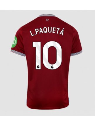 Moški Nogometna dresi poceni West Ham United Lucas Paqueta #10 Domači 2025-26 Kratek rokav