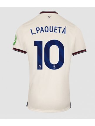 Moški Nogometna dresi poceni West Ham United Lucas Paqueta #10 Gostujoči 2025-26 Kratek rokav