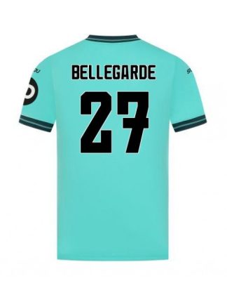 Moški Nogometna dresi poceni Wolves Jean-Ricner Bellegarde #27 Gostujoči 2025-26 Kratek rokav