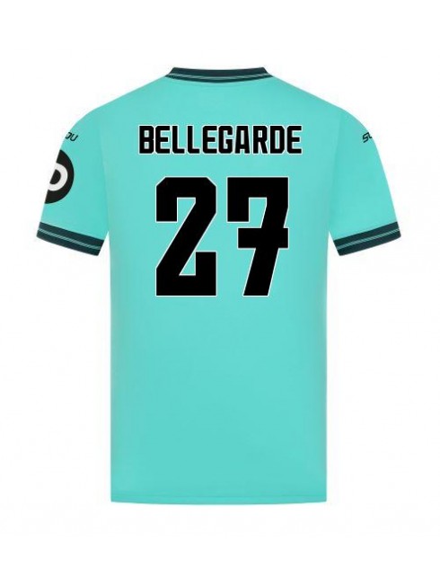 Moški Nogometna dresi poceni Wolves Jean-Ricner Bellegarde #27 Gostujoči 2025-26 Kratek rokav