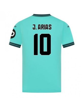 Moški Nogometna dresi poceni Wolves Jhon Arias #10 Gostujoči 2025-26 Kratek rokav