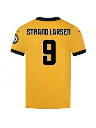 Moški Nogometna dresi poceni Wolves Jorgen Strand Larsen #9 Domači 2025-26 Kratek rokav