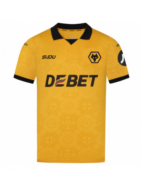 Moški Nogometna dresi poceni Wolves Tolu Arokodare #14 Domači 2025-26 Kratek rokav