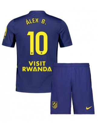 Otroški Nogometna dresi poceni Atletico Madrid Alex Baena #10 Tretji 2025-26 kompleti