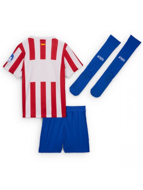 Otroški Nogometna dresi poceni Atletico Madrid Domači 2025-26 kompleti 2 Otroški Nogometna dresi poceni Atletico Madrid Domači 2025-26 kompleti 2