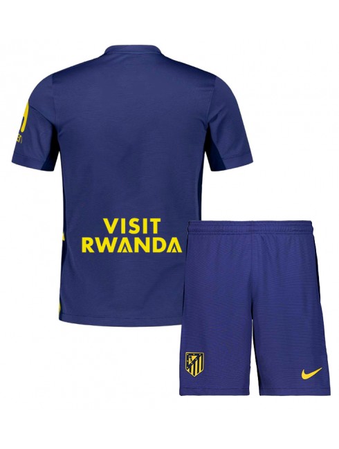 Otroški Nogometna dresi poceni Atletico Madrid Gostujoči 2025-26 kompleti 2 Otroški Nogometna dresi poceni Atletico Madrid Gostujoči 2025-26 kompleti 2