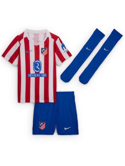 Otroški Nogometna dresi poceni Atletico Madrid Marcos Llorente #14 Domači 2025-26 kompleti 2 Otroški Nogometna dresi poceni Atletico Madrid Marcos Llorente #14 Domači 2025-26 kompleti 2