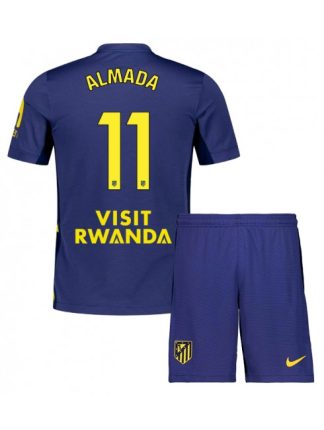 Otroški Nogometna dresi poceni Atletico Madrid Thiago Almada #11 Gostujoči 2025-26 kompleti Otroški Nogometna dresi poceni Atletico Madrid Thiago Almada #11 Gostujoči 2025-26 kompleti
