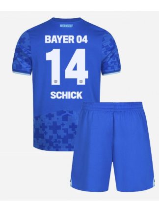 Otroški Nogometna dresi poceni Bayer Leverkusen Malik Tillman #10 Domači 2025-26 kompleti