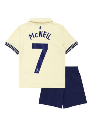 Otroški Nogometna dresi poceni Everton Dwight McNeil #7 Gostujoči 2025-26 kompleti