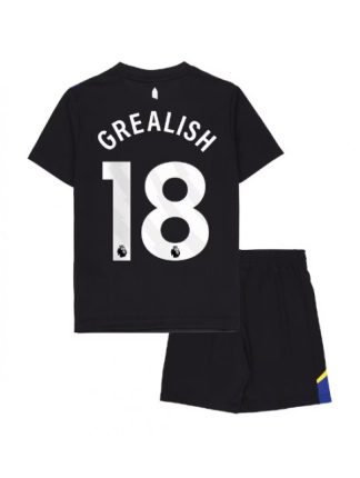 Otroški Nogometna dresi poceni Everton Jack Grealish #18 Tretji 2025-26 kompleti