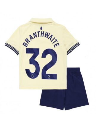 Otroški Nogometna dresi poceni Everton Jarrad Branthwaite #32 Gostujoči 2025-26 kompleti