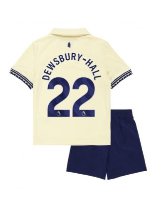 Otroški Nogometna dresi poceni Everton Kiernan Dewsbury-Hall #22 Gostujoči 2025-26 kompleti