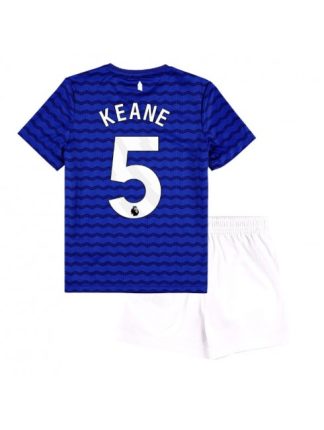 Otroški Nogometna dresi poceni Everton Michael Keane #5 Domači 2025-26 kompleti