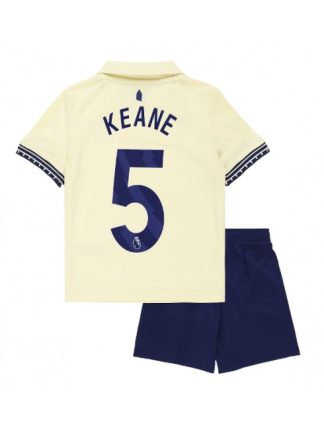 Otroški Nogometna dresi poceni Everton Michael Keane #5 Gostujoči 2025-26 kompleti