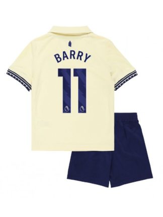 Otroški Nogometna dresi poceni Everton Thierno Barry #11 Gostujoči 2025-26 kompleti