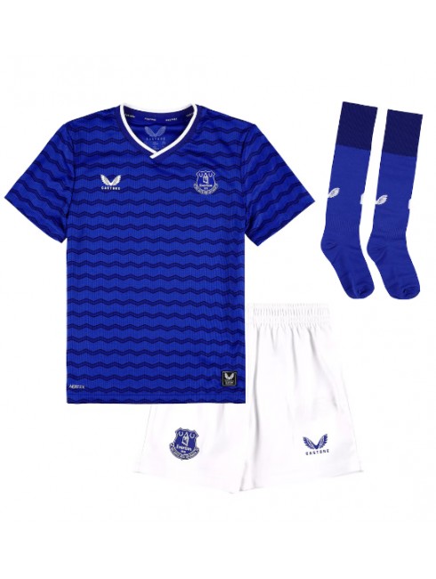 Otroški Nogometna dresi poceni Everton Vitaliy Mykolenko #16 Domači 2025-26 kompleti 2 Otroški Nogometna dresi poceni Everton Vitaliy Mykolenko #16 Domači 2025-26 kompleti 2