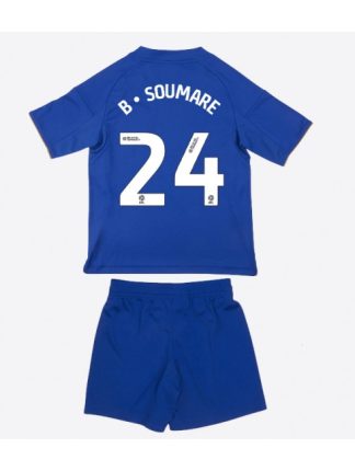 Otroški Nogometna dresi poceni Leicester City Boubakary Soumare #24 Domači 2025-26 kompleti