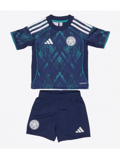 Otroški Nogometna dresi poceni Leicester City Boubakary Soumare #24 Gostujoči 2025-26 kompleti 2 Otroški Nogometna dresi poceni Leicester City Boubakary Soumare #24 Gostujoči 2025-26 kompleti 2