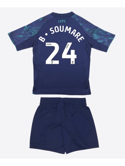 Otroški Nogometna dresi poceni Leicester City Boubakary Soumare #24 Gostujoči 2025-26 kompleti Otroški Nogometna dresi poceni Leicester City Boubakary Soumare #24 Gostujoči 2025-26 kompleti