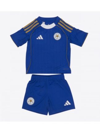 Otroški Nogometna dresi poceni Leicester City Domači 2025-26 kompleti