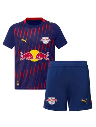 Otroški Nogometna dresi poceni RB Leipzig Tretji 2025-26 kompleti