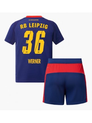 Otroški Nogometna dresi poceni RB Leipzig Timo Werner #36 Tretji 2025-26 kompleti