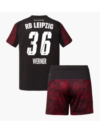 Otroški Nogometna dresi poceni RB Leipzig Timo Werner #36 Tretji 2025-26 kompleti