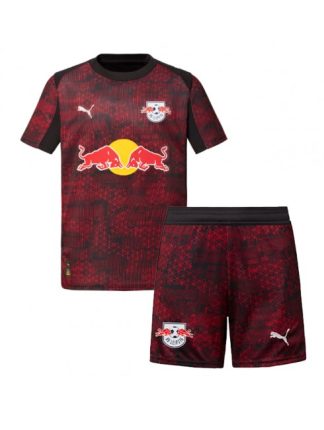 Otroški Nogometna dresi poceni RB Leipzig Timo Werner #36 Domači 2025-26 kompleti