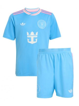 Otroški Nogometna dresi poceni Inter Miami Tretji 2025-26 kompleti