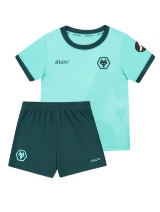 Otroški Nogometna dresi poceni Wolves Tretji 2025-26 kompleti