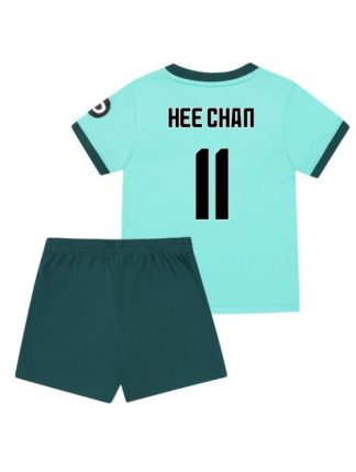 Otroški Nogometna dresi poceni Wolves Hee-chan Hwang #11 Gostujoči 2025-26 kompleti
