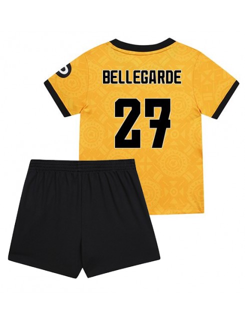 Otroški Nogometna dresi poceni Wolves Jean-Ricner Bellegarde #27 Domači 2025-26 kompleti Otroški Nogometna dresi poceni Wolves Jean-Ricner Bellegarde #27 Domači 2025-26 kompleti