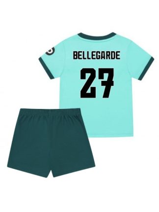 Otroški Nogometna dresi poceni Wolves Jean-Ricner Bellegarde #27 Gostujoči 2025-26 kompleti