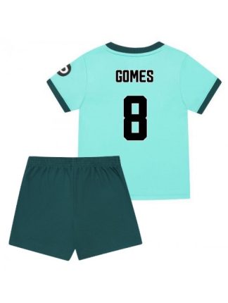 Otroški Nogometna dresi poceni Wolves Joao Gomes #8 Gostujoči 2025-26 kompleti